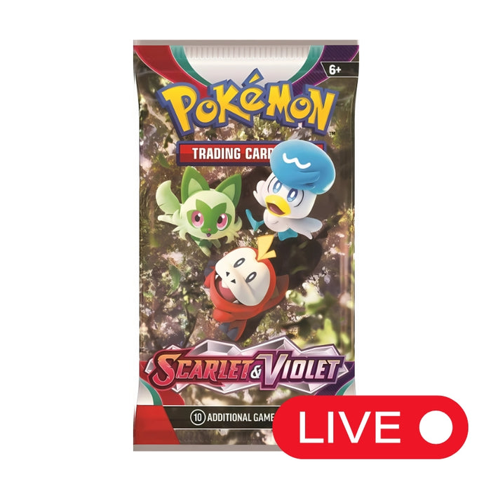Scarlet & Violet Booster Pack (LIVE)