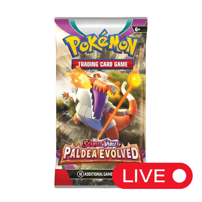 Paldea Evolved Booster Pack (LIVE)