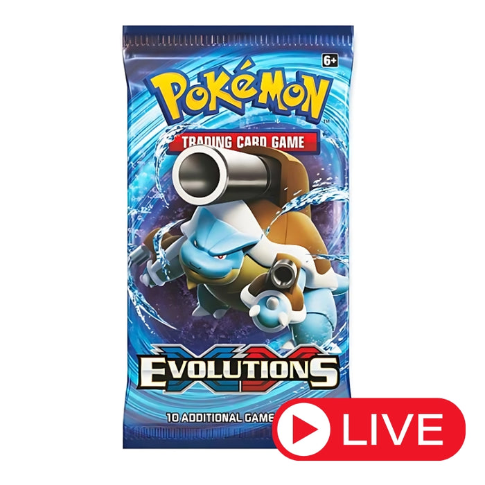 2016 XY Evolutions Booster Pack (LIVE)