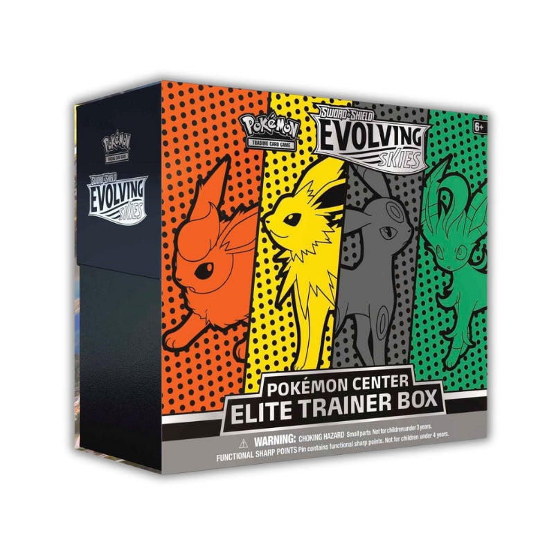 Evolving Skies Pokemon Center Elite Trainer Box [Jolteon/Flareon/Umbreon/Leafeon]