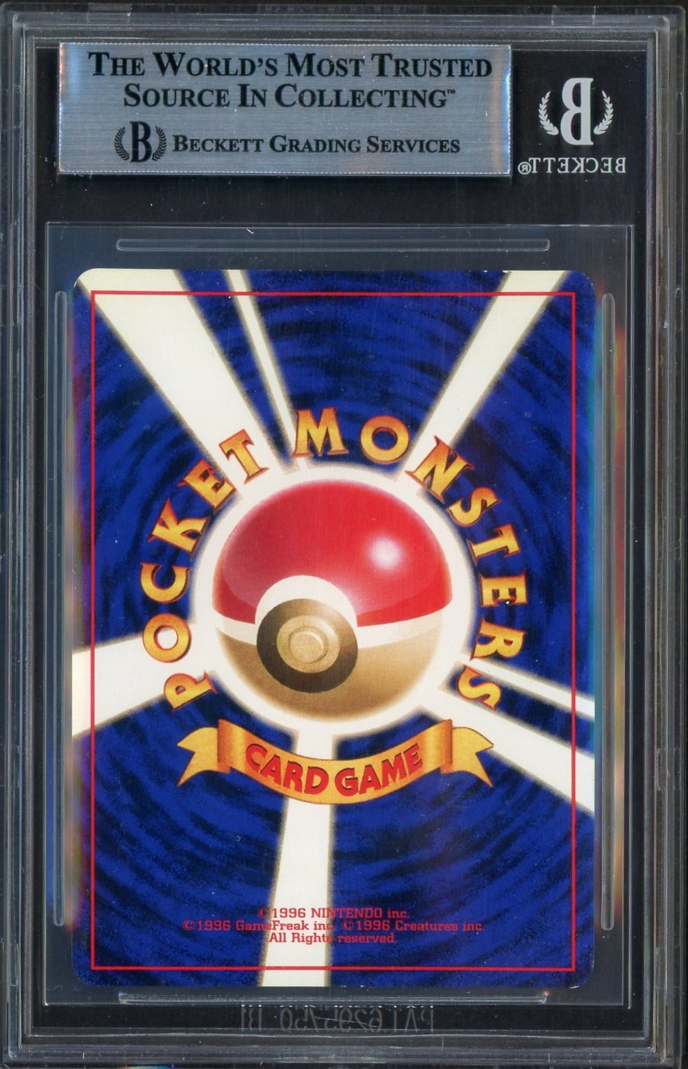 1996 Charizard Holo - Japanese Base #6 - BGS 7